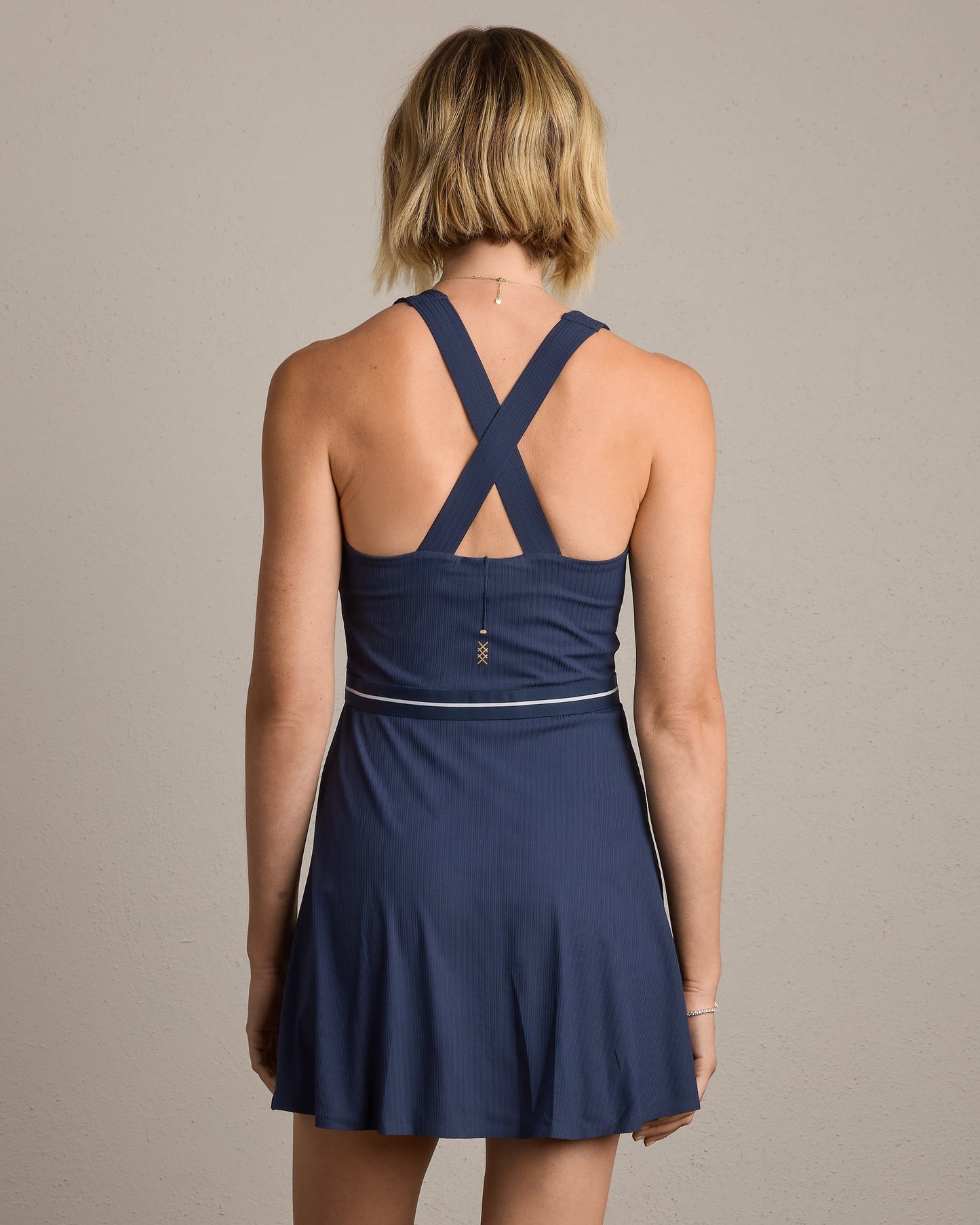 Court Dress - Navy Blue
