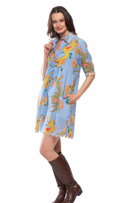 Dragon Dress - Blue